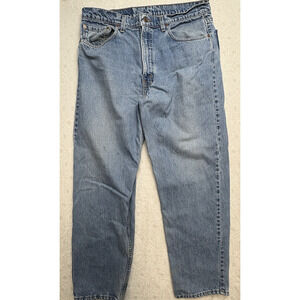 Levi's Vintage 90s 550 Relaxed Fit Jeans W38 L30 Made in USA Men's Blue Denim